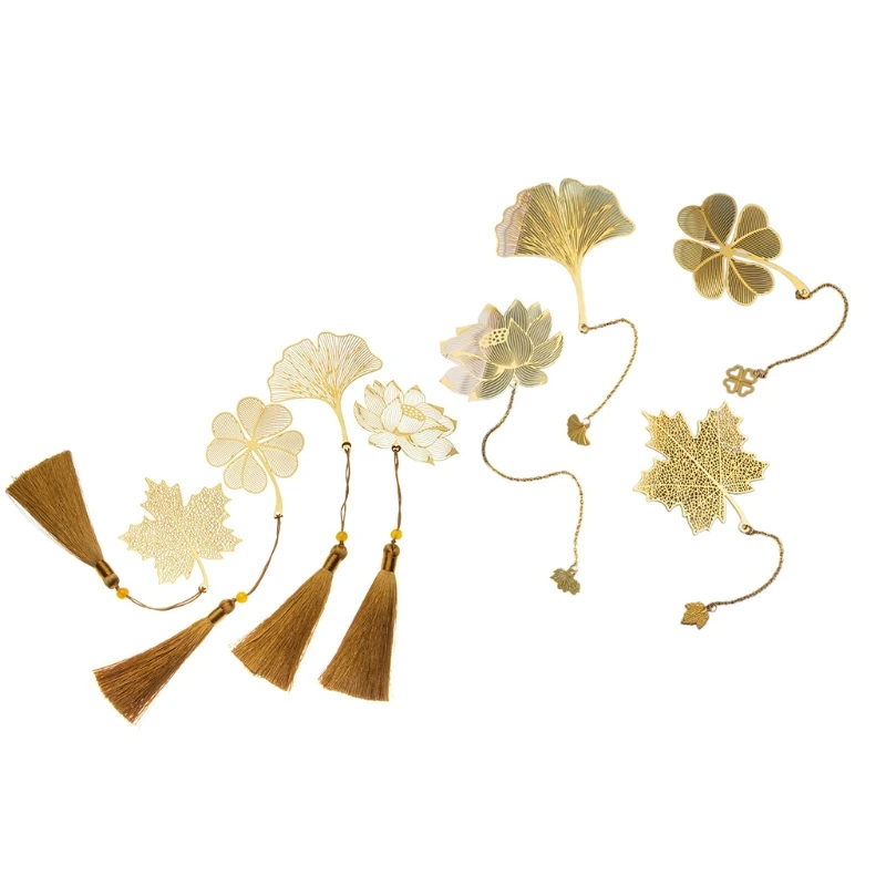 Retro Golden Hollow Leaves Design Exquisite Cultural and for Creative Gift Bookm Drop Shipping