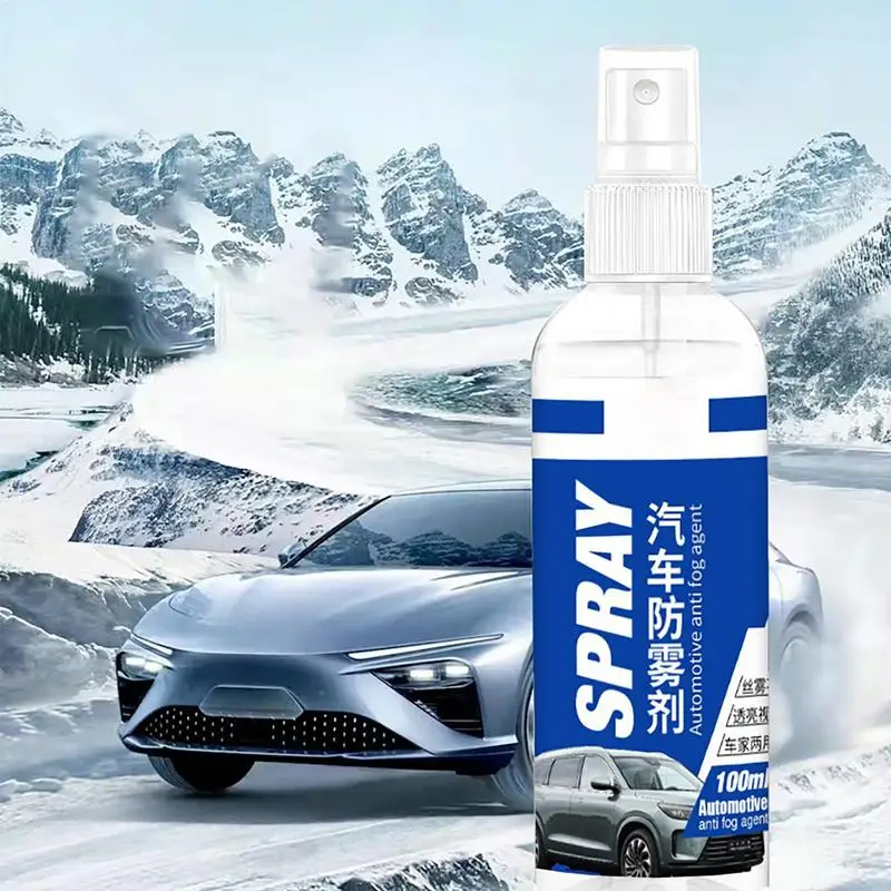 Waterproof Fogging For Automotive Glass 100ml Anti Fog Window Spray Coating Agent Waterproof Shine Glass Cleaner Long-Lasting