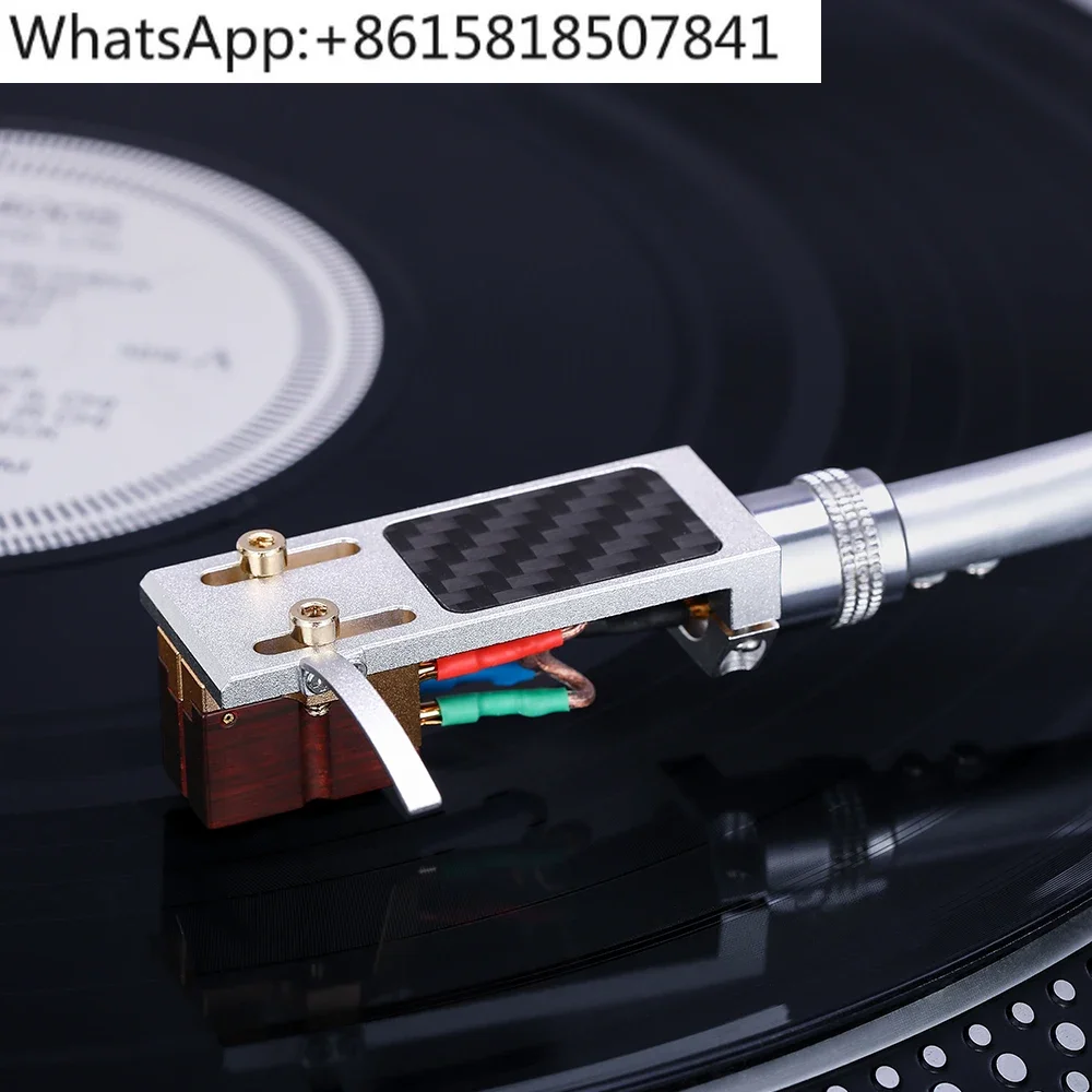 Audiophile grade adjustable azimuth, head stand LP vinyl aviation aluminum head stand, including head line
