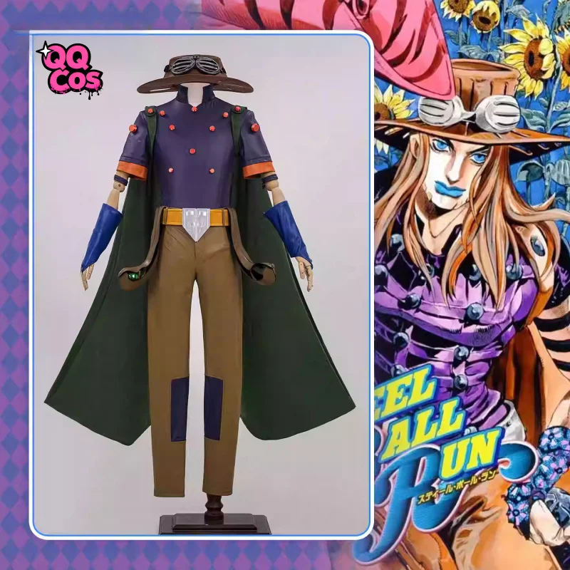 

JoJo's Bizarre Adventure Steel Ball Run Gy Cosplay Costume Halloween Carnival Party Christmas Play Role Clothes Clothing QQ cos
