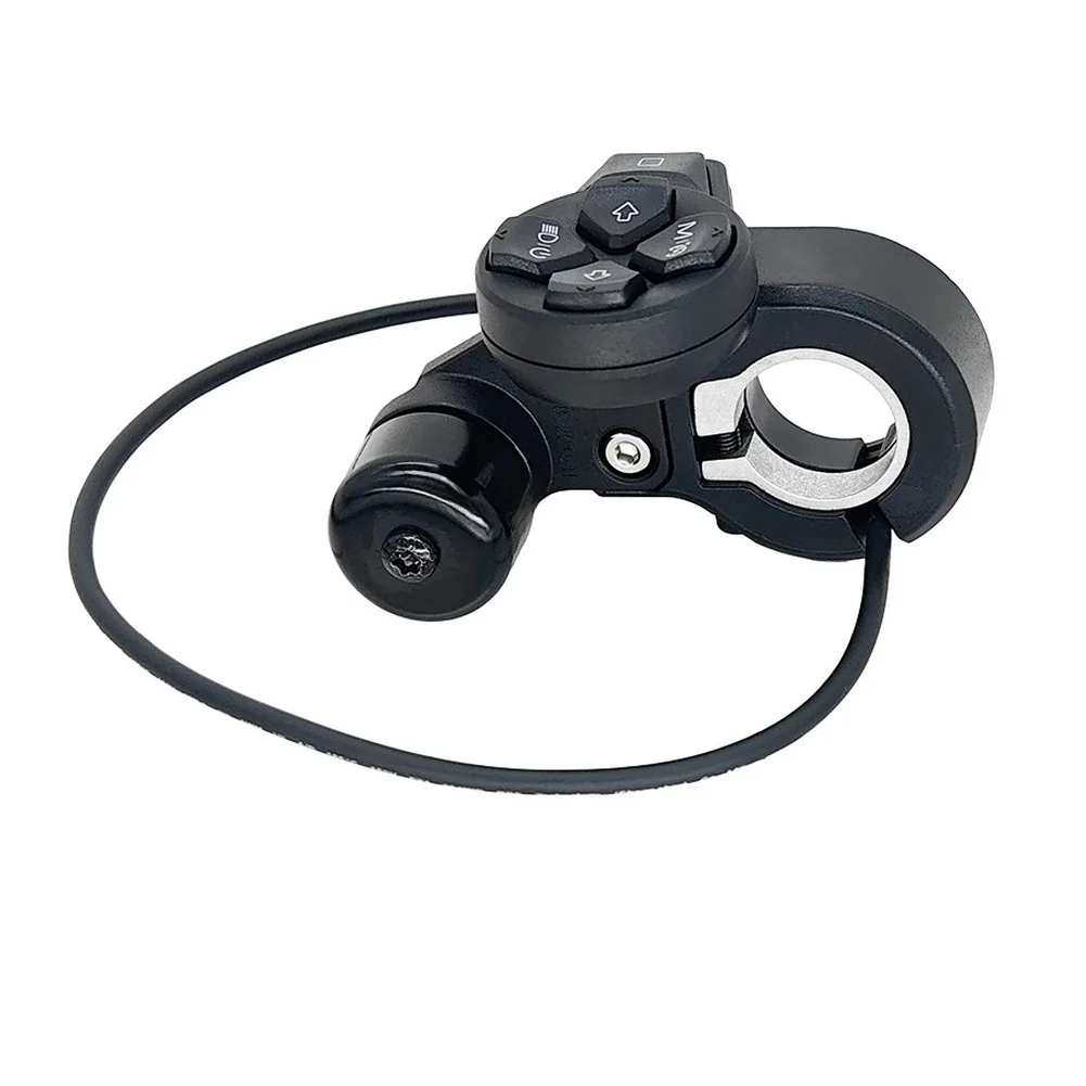 Switch Assembly with Boll for For NINEBOT For ZT3Pro Scooter Turn Signal Control ABS Black Dimensions 6x1..5cm Weight 82.6g
