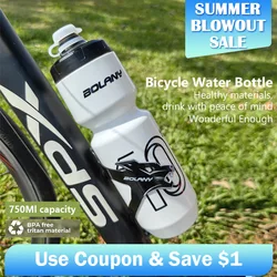 750ML610ML Bicycle Water Bottle Mountain Road Bike BPA Free Outdoor Cycling Kettle Portable Large Capacity Outdoor Sports Bottle