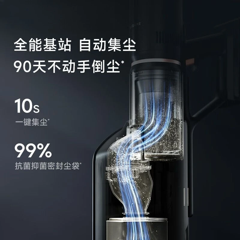 مكنسة كهربائية منزلية لاسلكية محمولة بالشفط الكبير بدون رعاية