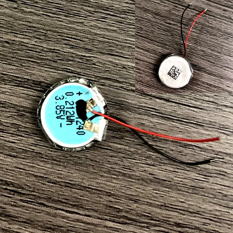 Small Crystal Bean Spare Replacement Battery Compatible with J BL TUNE FLEX Bluetooth Earphones Charging Case Battery
