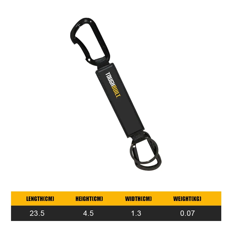 TB-54-K Toughbuilt Portable Outdoor Keychain Carabiner Tool Hook for Mountaineering