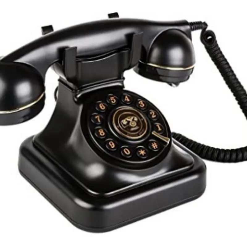 Retro telephone European and American telephone landline antique telephone