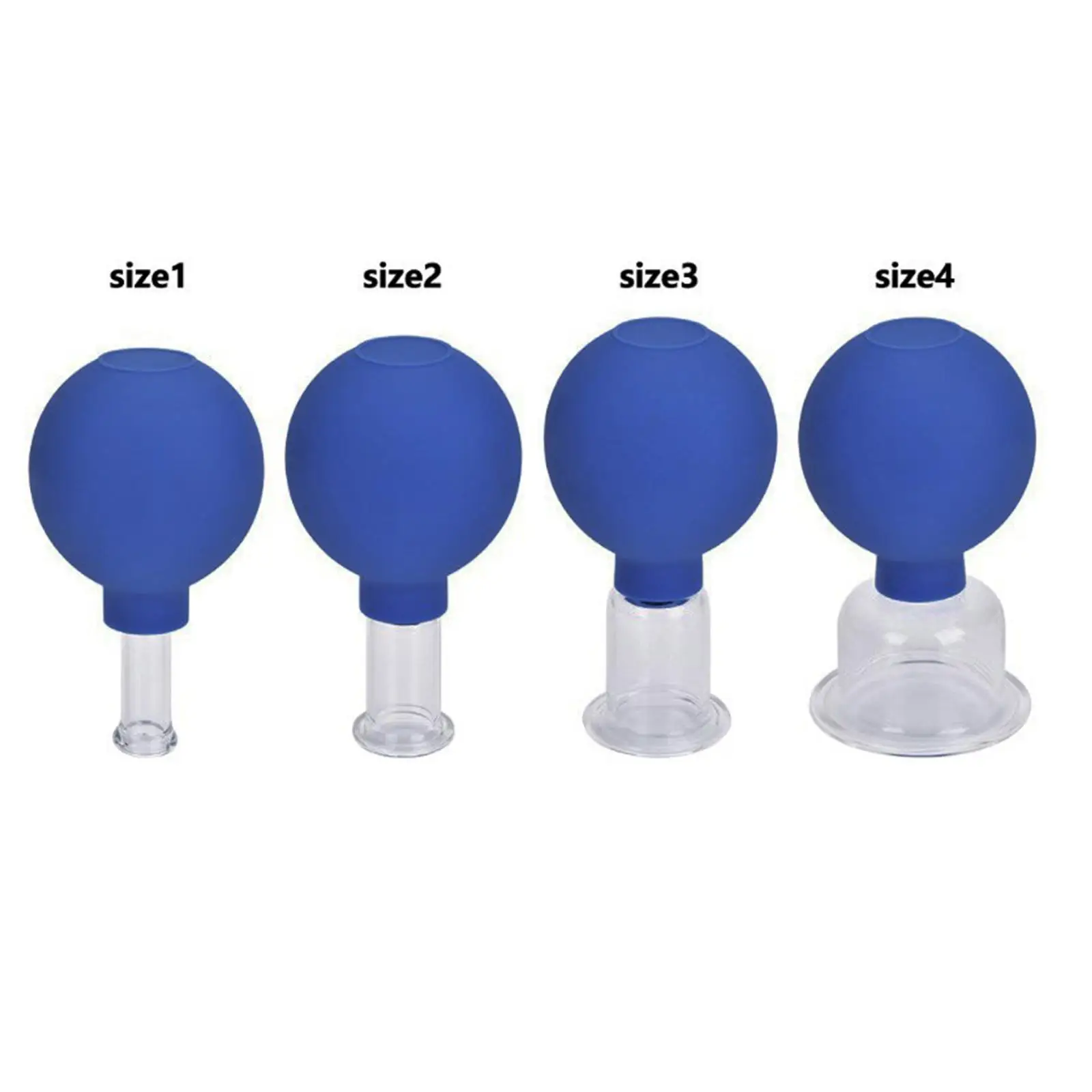 Cupping Sets - Glass Facial Vacuum Suction Massage Cups for lift, and Body Cup