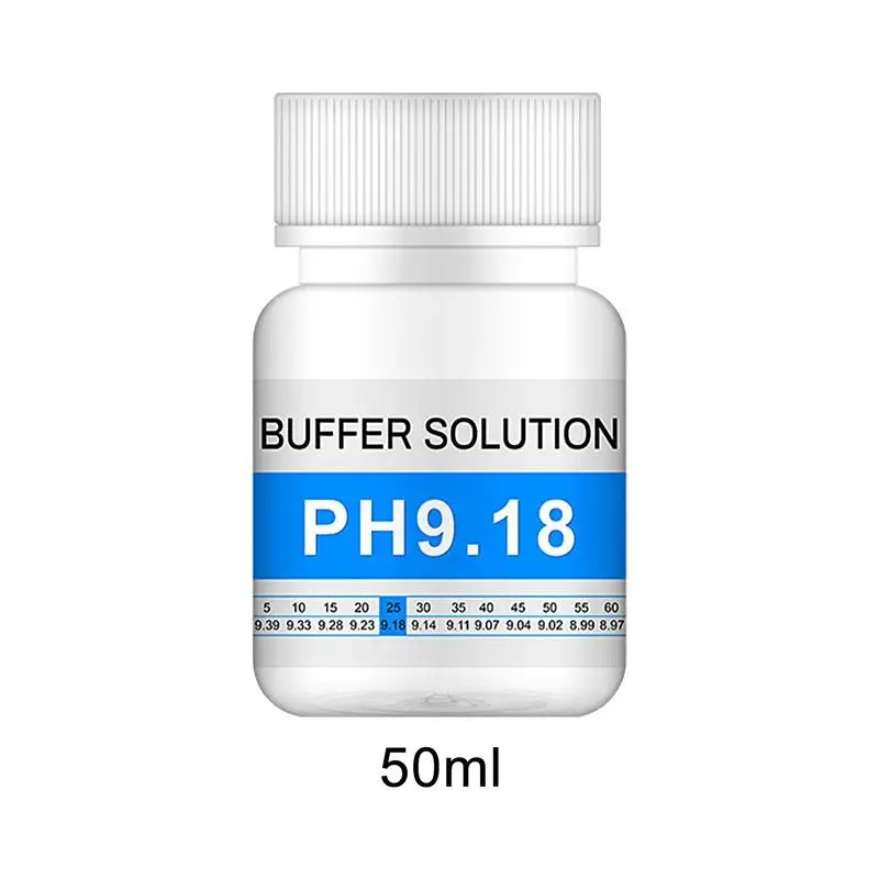 PH Solution Buffer Water Testing Soln. Alkaline Acid Indicator Reusable PH Meter Litmus Liquid 50ml Bottle Of PH Calibration