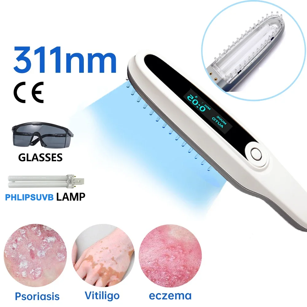 

Uvb Ultraviolet Light Therapy Lamp 311nm Is Recommended By Doctors To Treatment Psoriasis Vitiligo White Spot