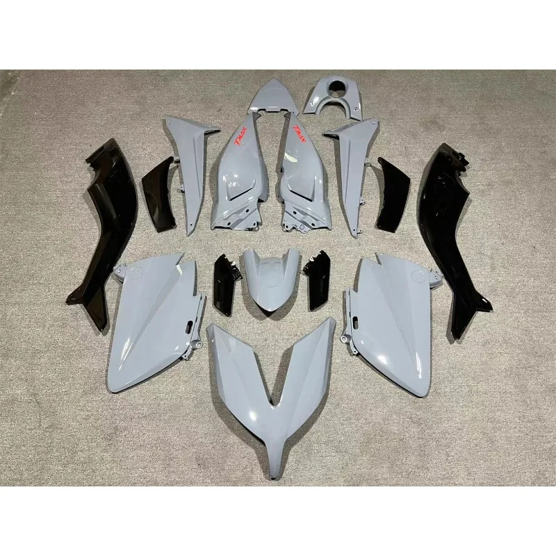 

Комплект обтекателя мотоцикла подходит для Yamaha TMAX530 15 16 года 530 2015 2016, обтекатель цементный, серый, черный корпус мотоцикла
