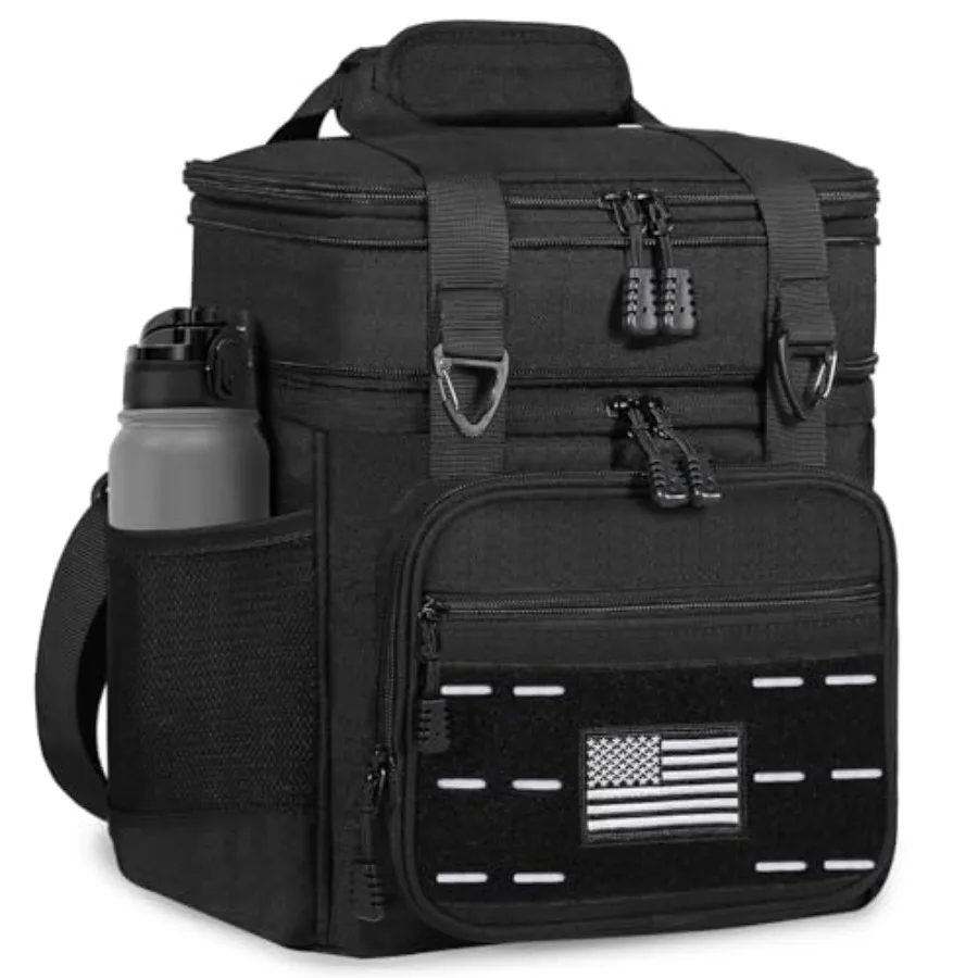 

Термосумка-холодильник для обедов Insulated Tactical Lunch Box для взрослых - большая вместимость, портативная, идеально подходит для работы, смен, активного отдыха на природе