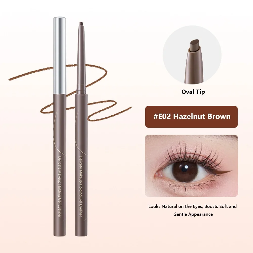 鮮やかな発色 スリムジェルアイライナー 大胆で鮮明な一日中着用できるウォータープルーフアイライナー ファインチップロングラスティングアイライナー