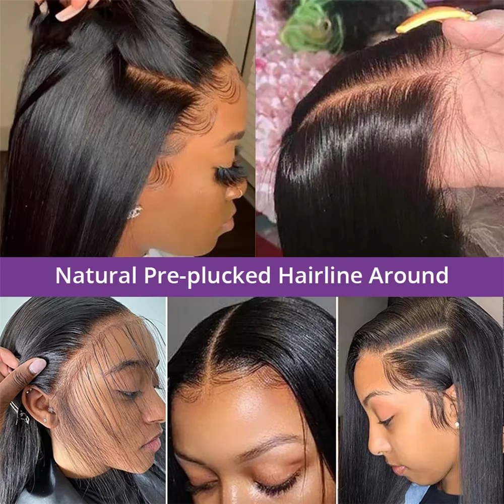 باروكة شعر طبيعي مستقيم بلون ط - مراجعة Human Hair Wigs وسعره