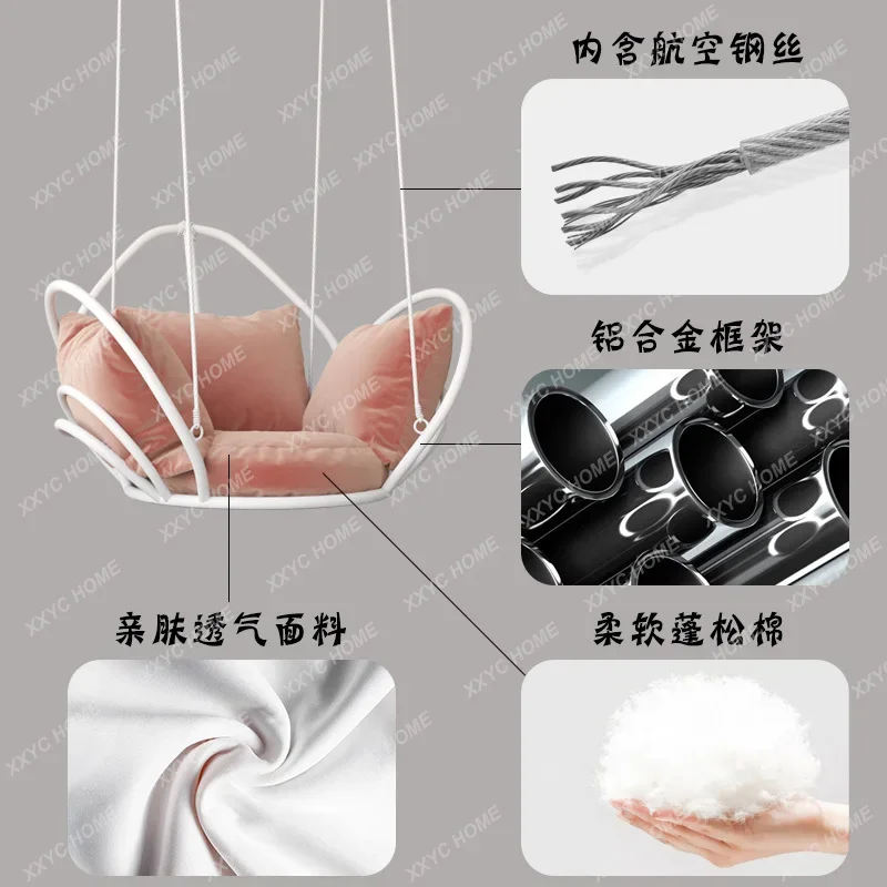 

Glider Home Lazy Hammock Balcony Cradle Chair Adult Swing Indoor Outdoor Recliner