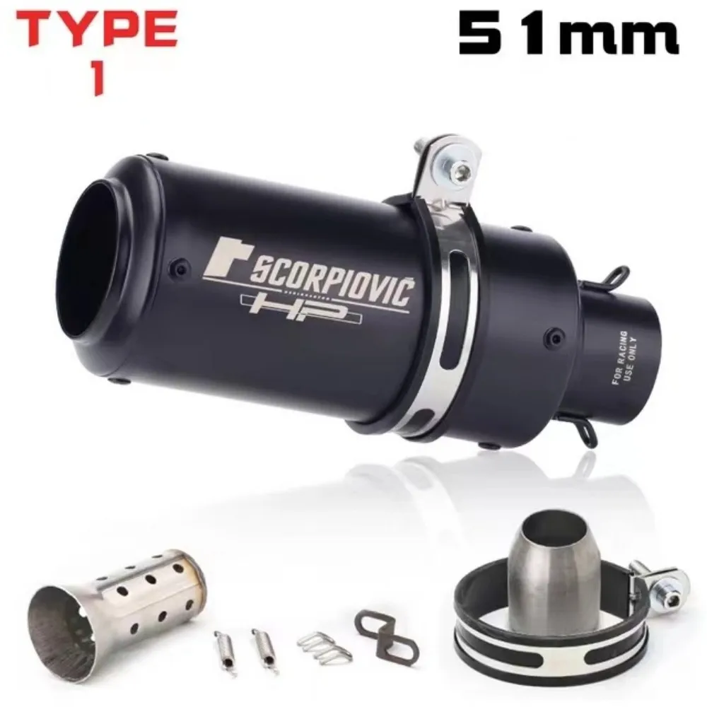 Universal, 51mm, 61mm Exhaust For Motorcycles, Dirt Bike, Atv, Removable, Db Killer, Exhaust Tips - view 2