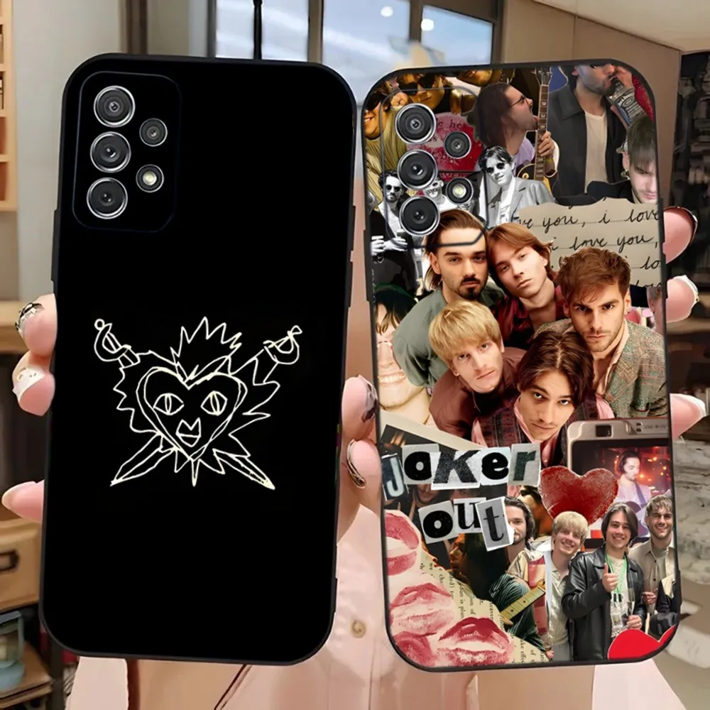 

Joker Out Band Phone Case For Samsung Galaxy A13,A21s,A22,A31,A32,A52,A53,A71,A80,A91 Soft Black Phone Cover