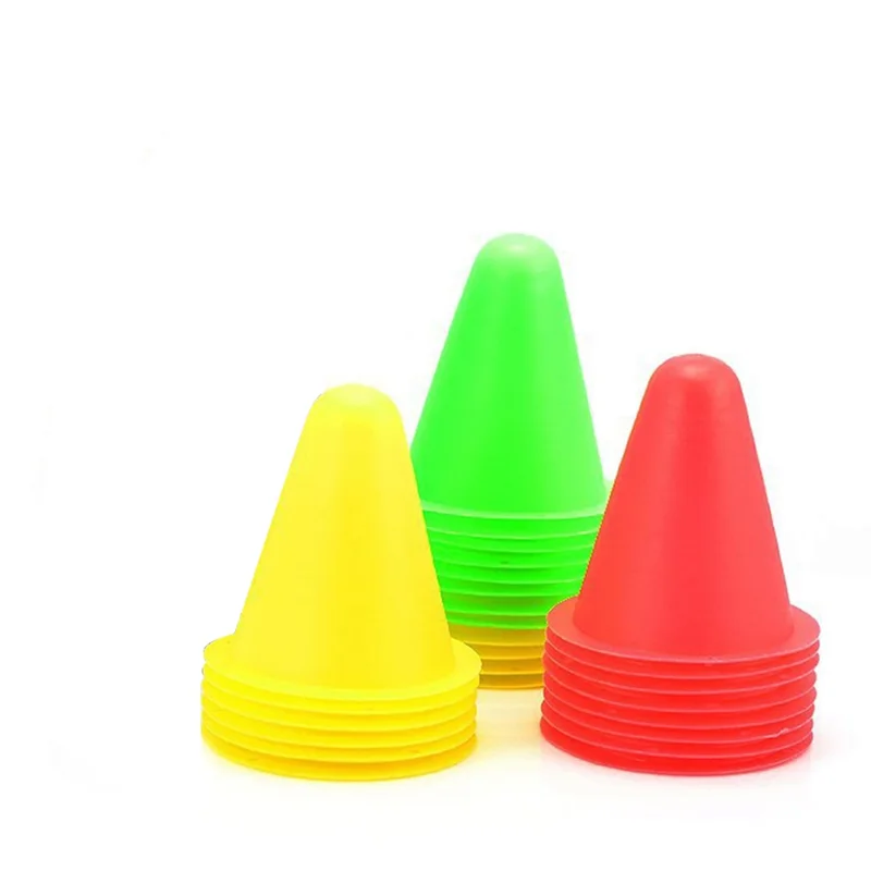 AEF6-Soft Plastic Agility Field Marker For Soccer,Football - Indoor/Outdoor Skating - Training Cones For Drills And Games