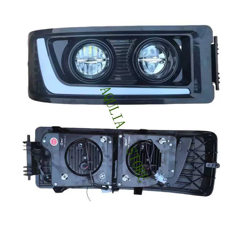 1PCS LED Headlights Headlamps FIT for Shacman F2000 Heavy Truck 81.25101.6289