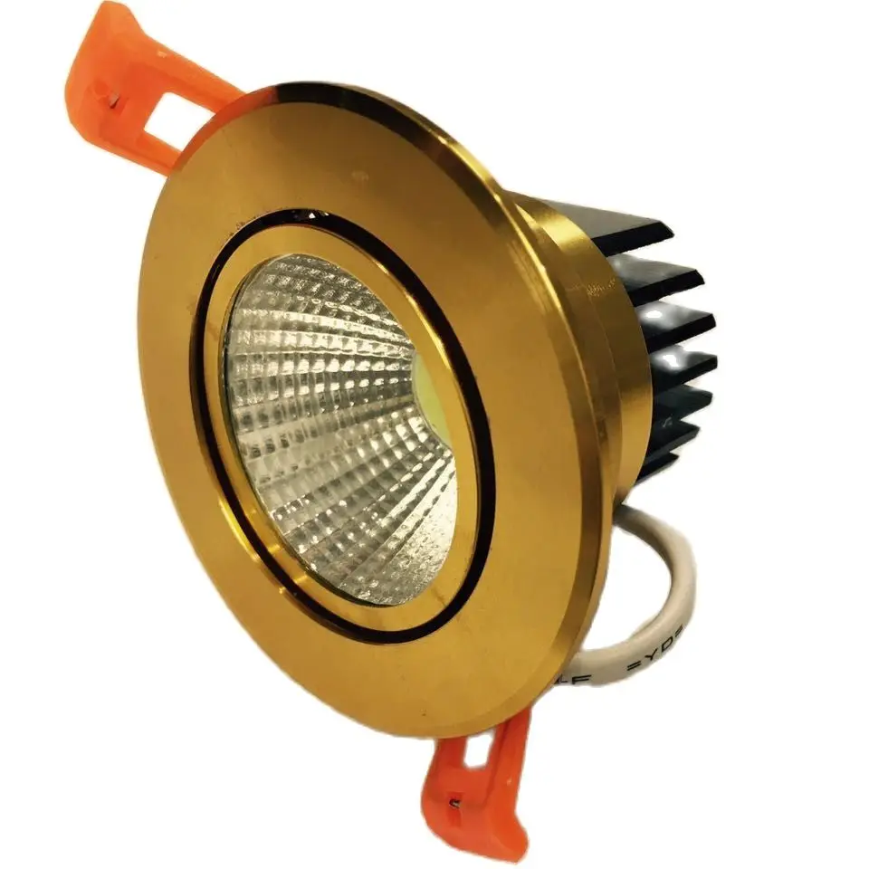 Lampu Sorot kecil Cob, 3W Aluminium putih hangat Mini Spot Downlight dengan Transformer LED lampu langit-langit tersembunyi Dow