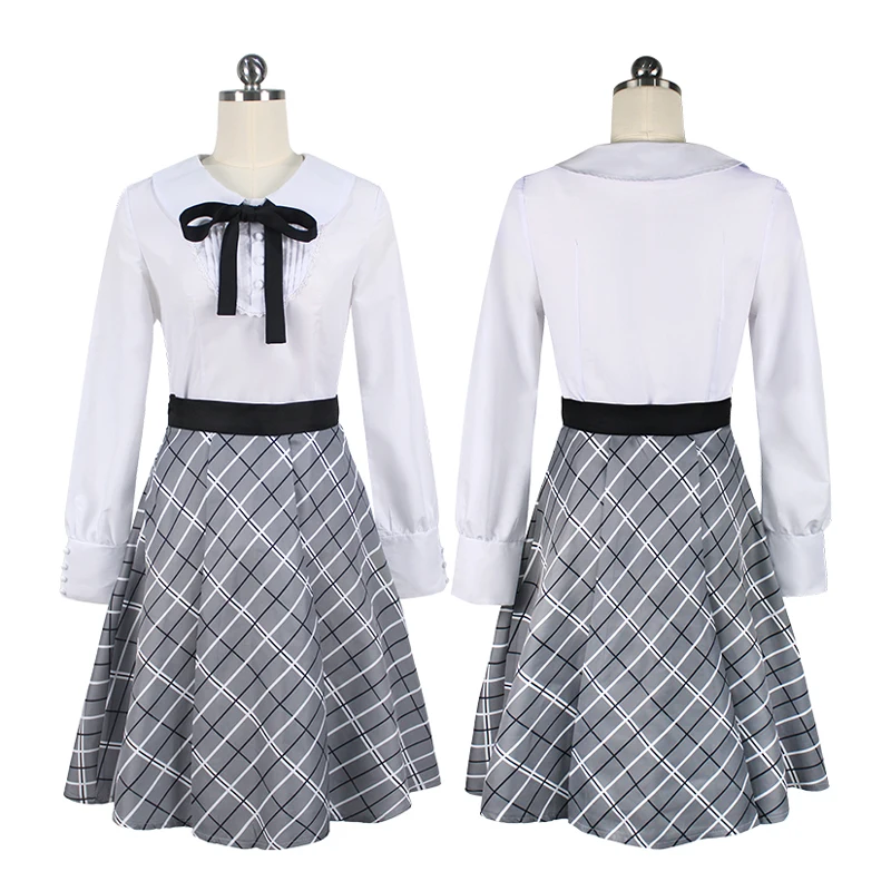 Anime BanGDream It's MyGO Cos Togawa Sakiko Cosplay Women Pretty Plaid skirt Daily Clothing Outfit