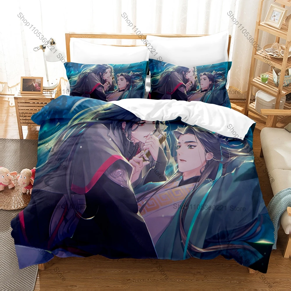 Xianxia Fantasy Novel Art Printed Bedding Kit Breathable Fabric Anime & Novel Fans Room Ornament