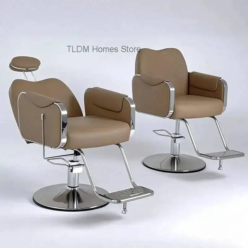 Space Creative Modern Barber Chairs Premium Beauty Elegant Minimalist Salon Chairs Saving Nordic Friseurstuhl Salon Furniture