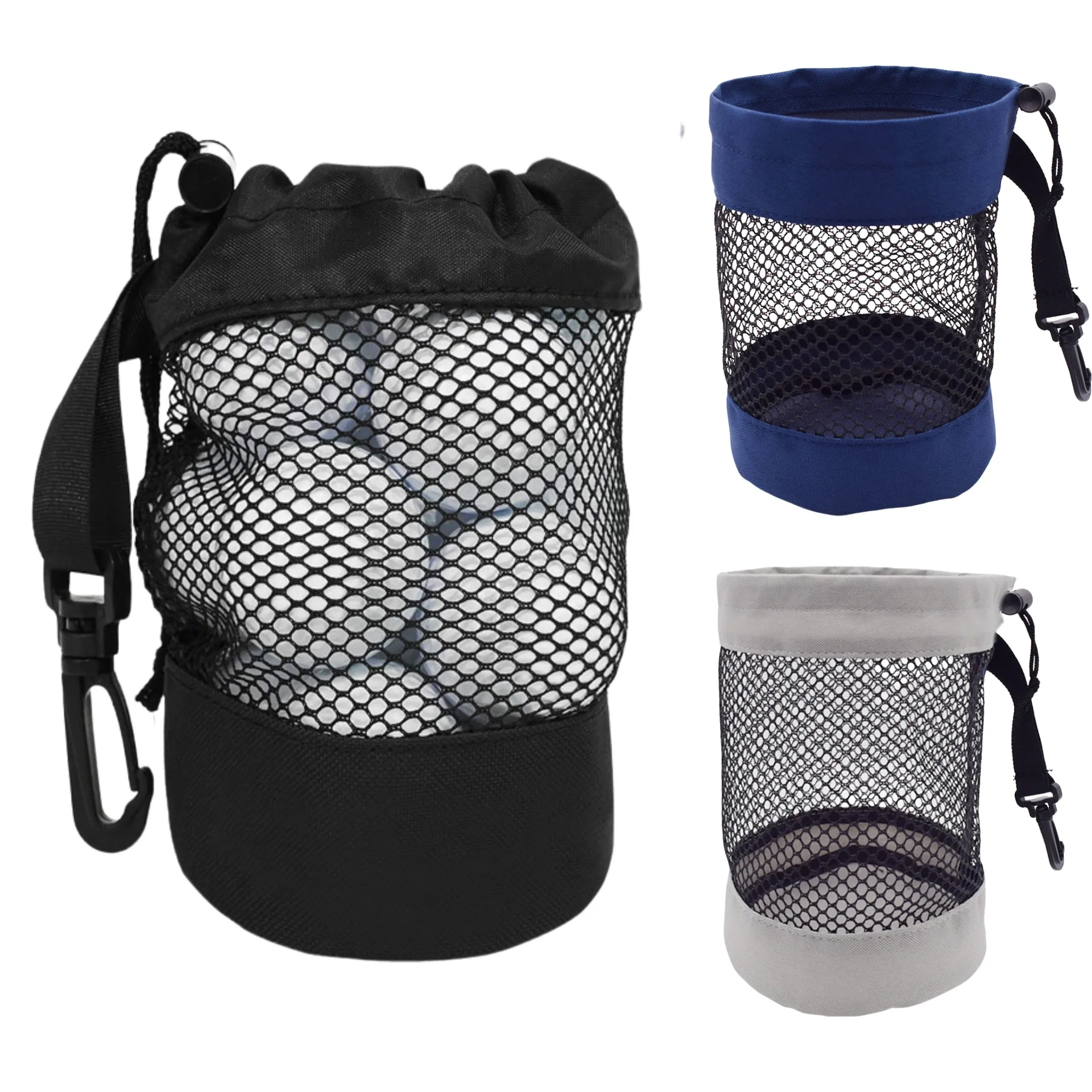 

Golf Ball Storage Bag with Drawstring Closure - Mesh Pocket Design for Easy Organization Available Tennis Ball Bundle Mouth Pack