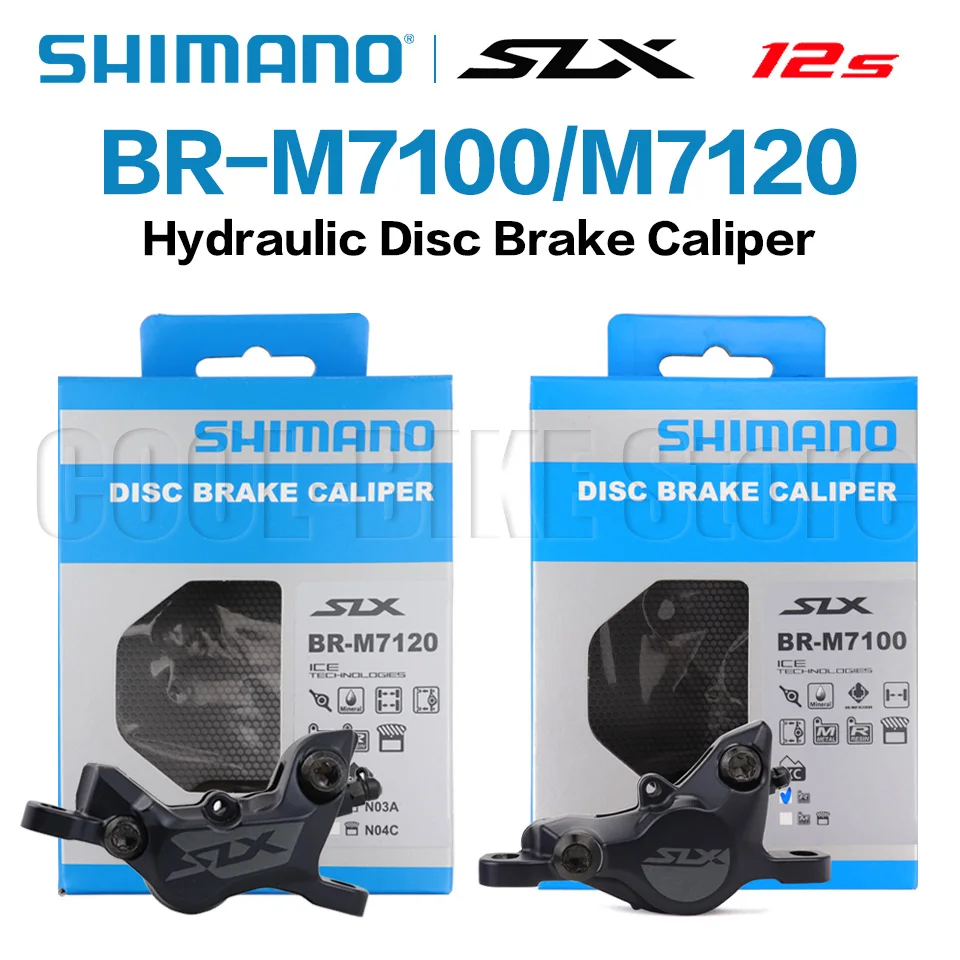 

Shimano SLX M7100 M7120 MTB Hydraulic Disc Brake Caliper with original box brake pads resin or metal