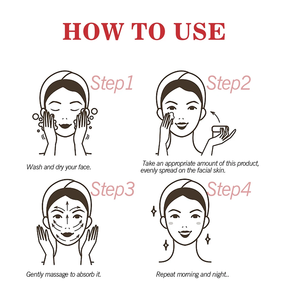 50g Kojic Acid Facial Cream Whitening Moisturizing Reducing Fine Lines Brighten Skin Tone Lightening Spots Cream Skin Care - Image 5