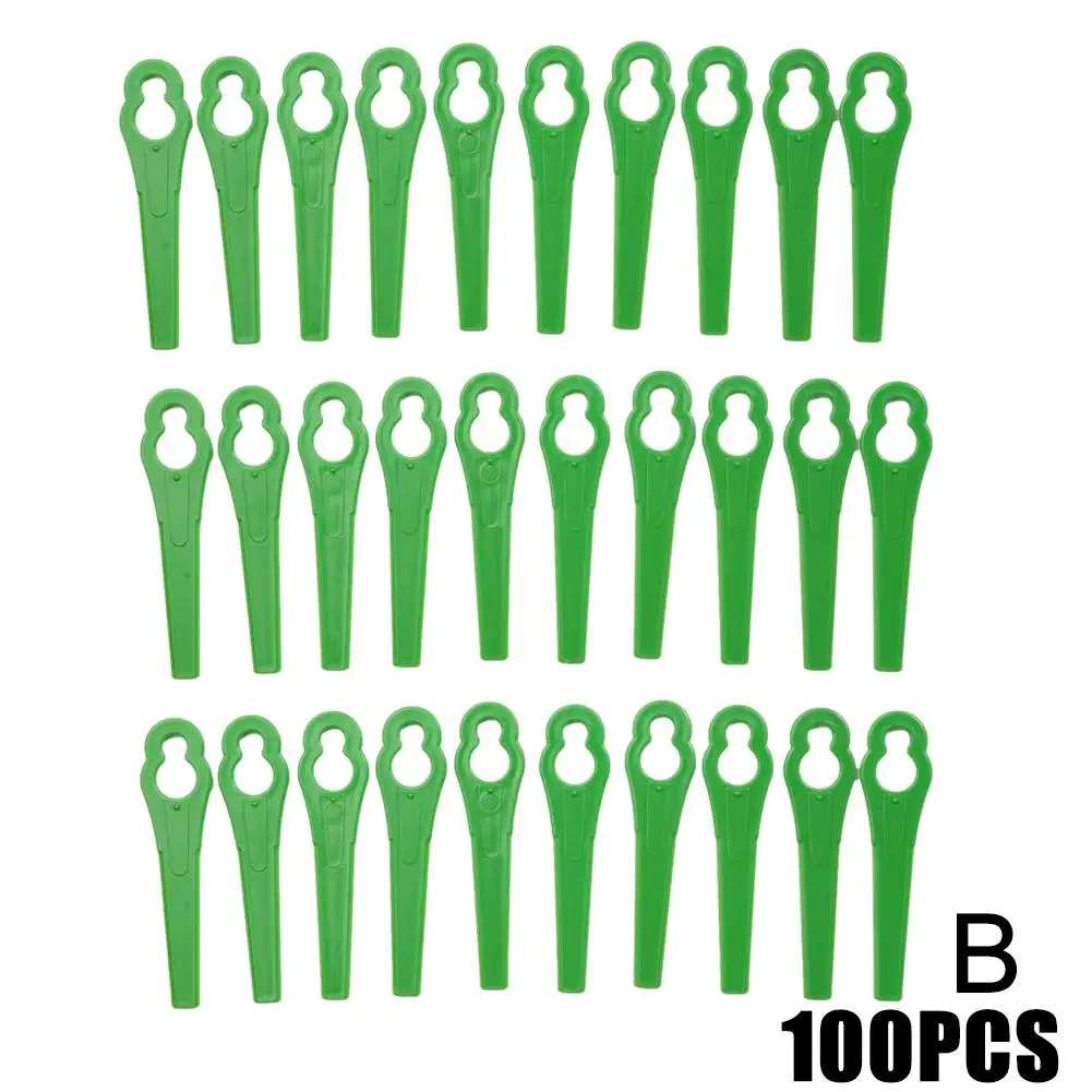 100PCS Plastic Grass Trimmer Replacement Blades Cordless Strimmer Cutter Blade Accessories for Garden Lawn Edger Tools image 5