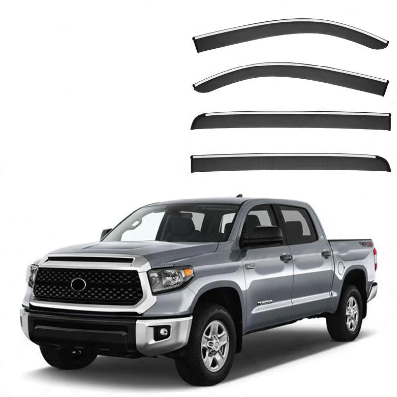 Window Visor Side Window Deflector Weather Shields For Toyota Tundra 1999 2000 2001 2002 2003 2004 2005 2006 2007 2008 2009-2025