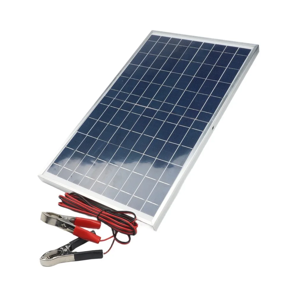 Polycrystalline Kit 30W 12V Solar Panel Off-grid Adventures Polycrystalline Silicon for maximum Power Voltage 18V For RV