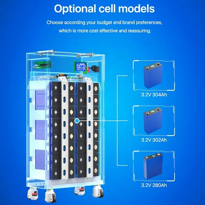 Solar energy storage lithium ion battery 10kw 15kwh 48v 280ah 300ah lifepo4 48v 100ah 200ah lithium battery pack