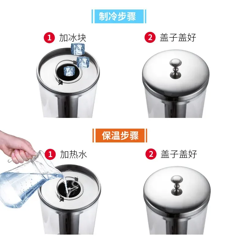 Ресторан с горячими горшками, ресторан-буфет, для товаров, холодный чайник с краном, ведро для сока, вина, напитков