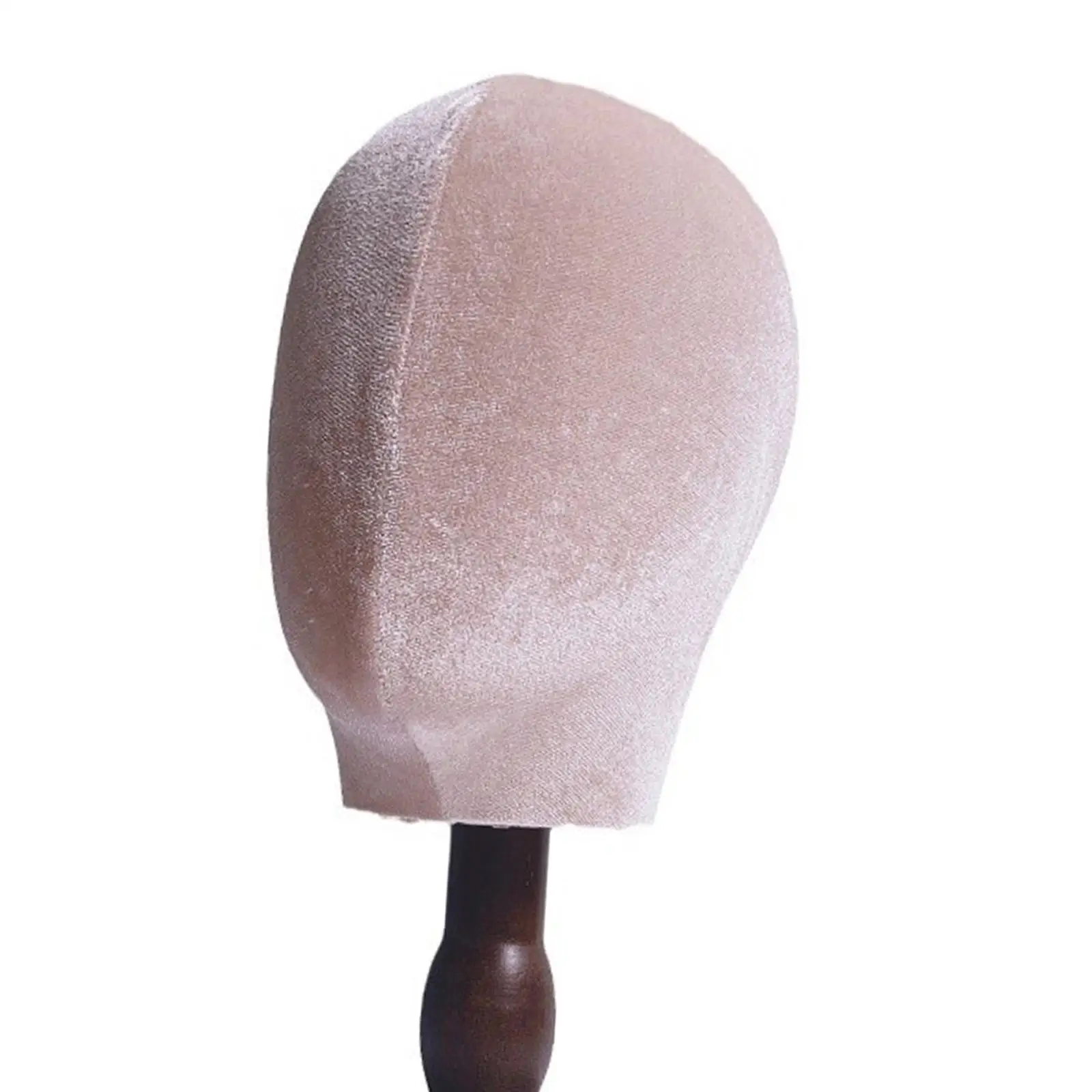 Supporto per parrucca Testa di manichino in velluto Porta parrucca Testa di esposizione Supporto per testa di manichino per gioielli