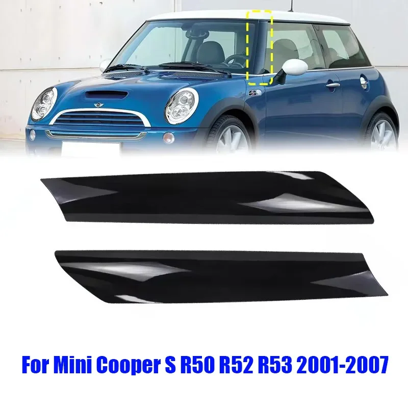 

Car Door Window Side A-pillar Windshield Decorative Trim Fit For Mini Cooper S R50 R52 R53 2001-2007 51137128157 Car Accessories