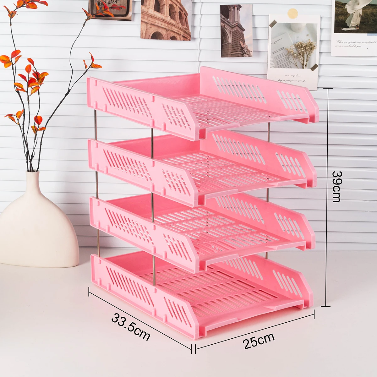 Office A4 File Rack Storage Box Desktop Stationery Thickened File Storage Rack Multi-Layer Document Organizer Storage Rack