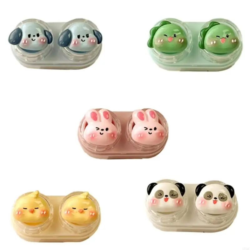 Practical Contact Lenses Case Organizers Holder Leakproof and Travel Friendly Use Y166