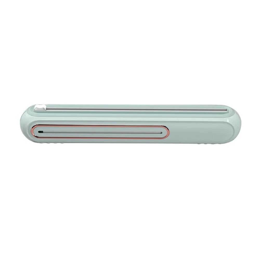 Wall-mounted Magnetic Cling Film Cutting Box with Suction Cup Refillable Tin Aluminum Foil Dispenser Two-way Sliding Cutter