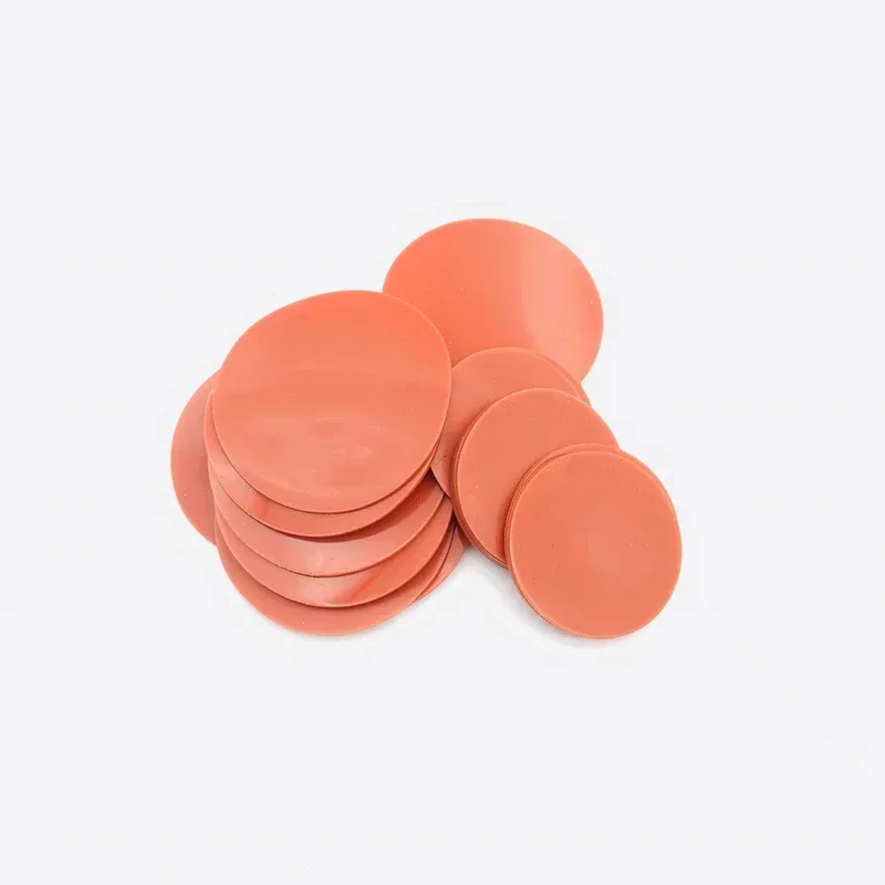 Red Black Round Silicone Rubber Sheet Sealing Gaskets Diameter 4/10/15/18/20/22/24/25/30/32/35/40/45/50/60mm Thickness 1/2/3/4mm