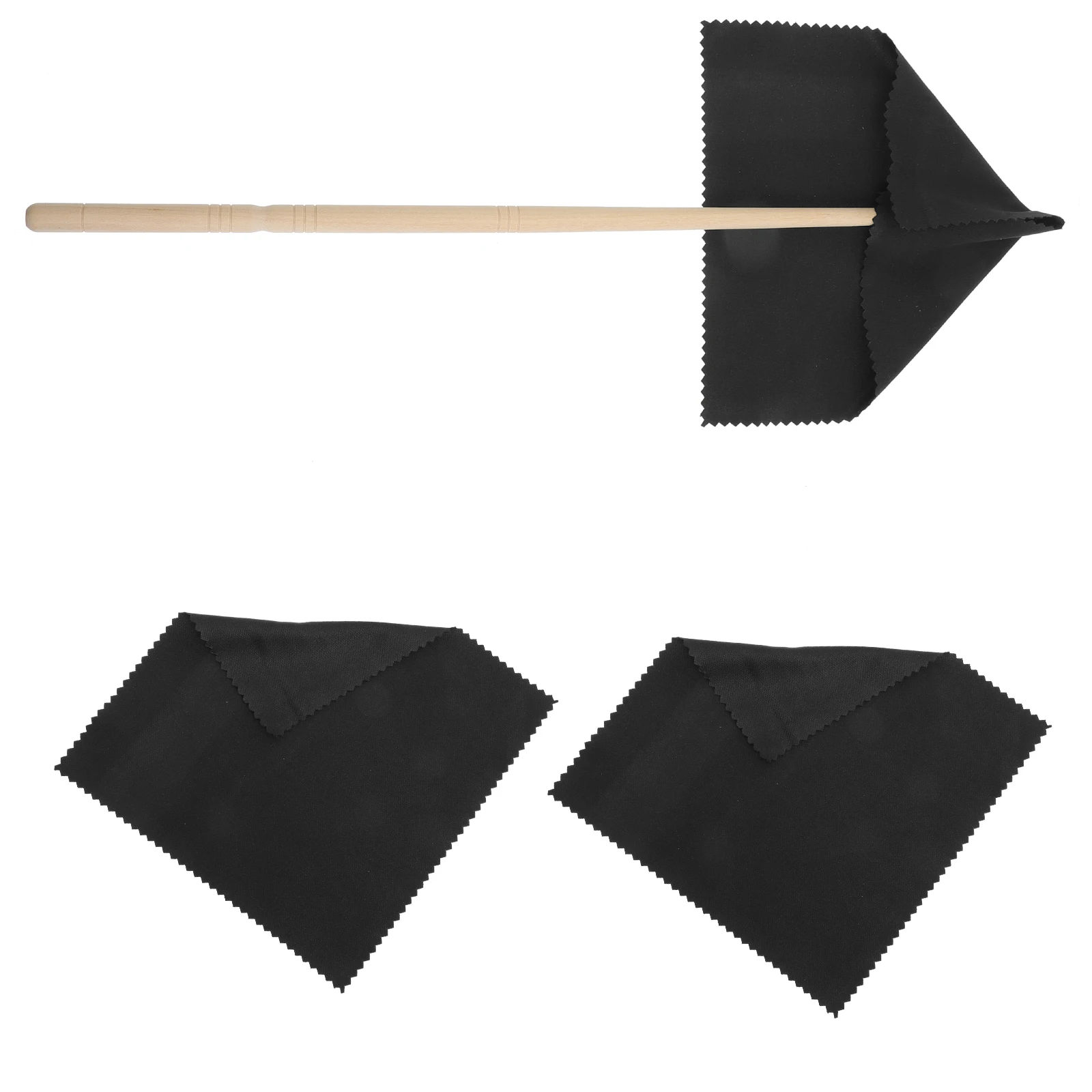 

Flute Cleaning Stick Portable Kit Cloth Clarinet Woodwind Instrument Lightweight Care