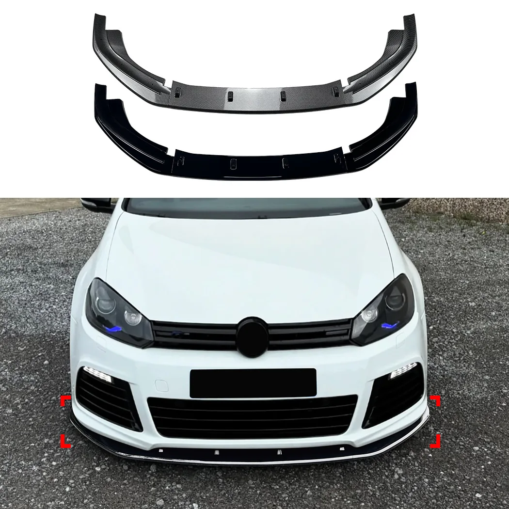 

Подходит для Volkswagen Golf 6R High 6R Golf MK6 R: передний бампер, передний сплиттер, передний спойлер, внешняя модификация.