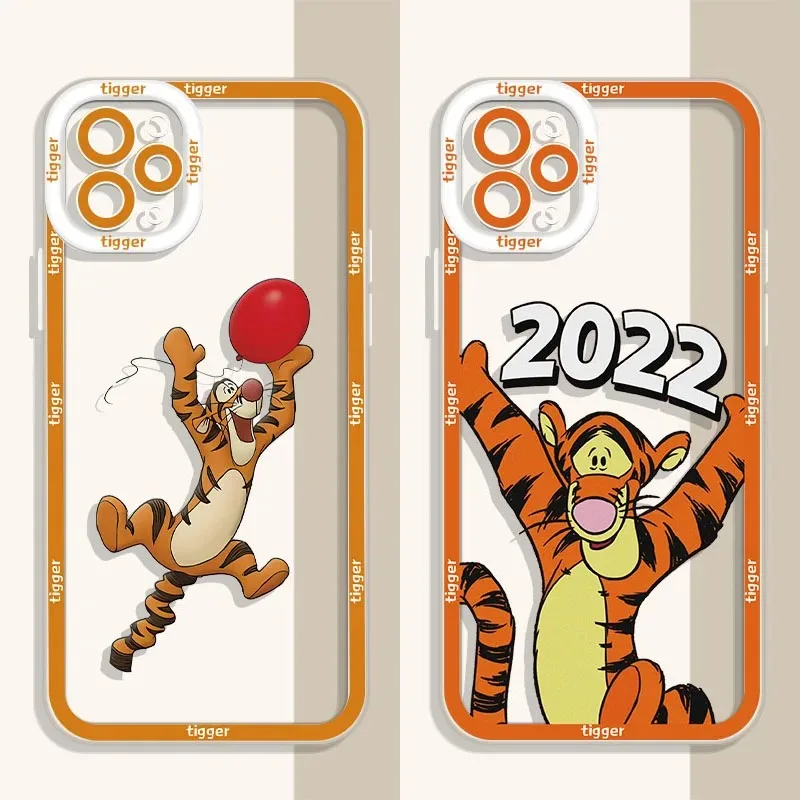 Disney Tigger Winnie Case For Xiaomi Redmi Note 13 12 11 Pro Plus 4G 5G 12S 11S 10 10S 9 9S 8 13C 12C 10C Soft Silicone Cover