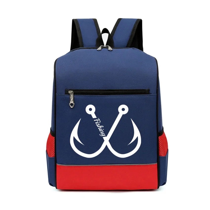 

Fishing Printed Children's Backpack Nylon Kids Boys Girls Schoolbag Ideal Gift School Travel Daily Commuting Primary Schoolbag