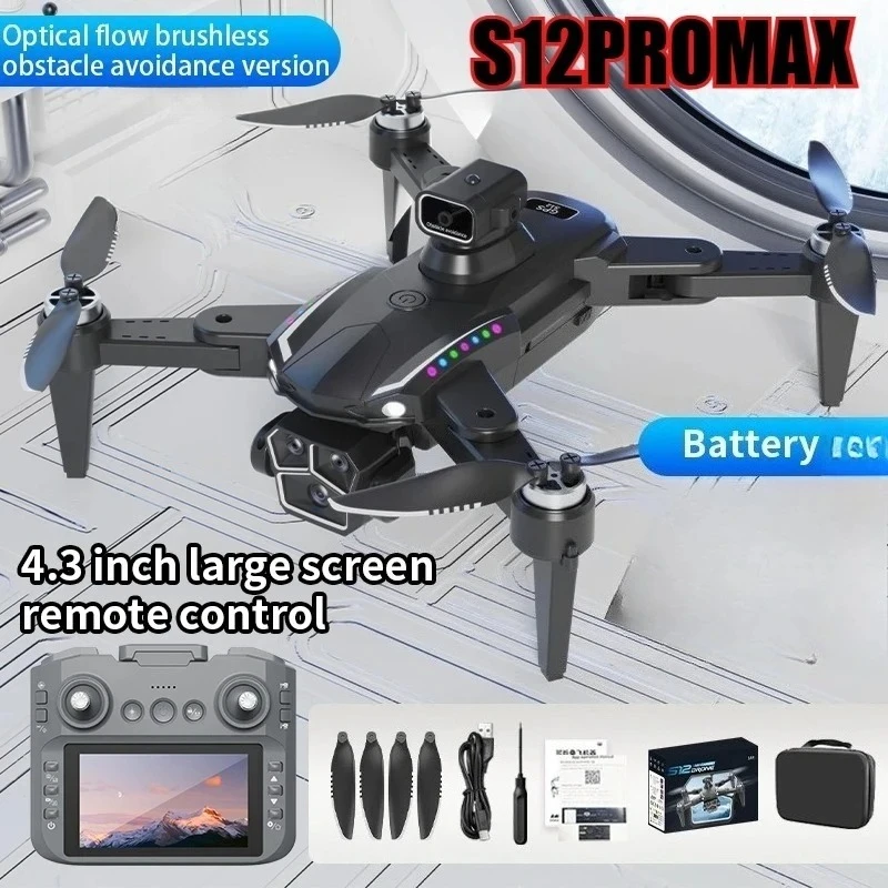 

4.5-inch Display Screen Drone S12PROMAX 7.4V Strong Power Obstacle Avoidance, Loss of Contact and Return to Flight drone p8