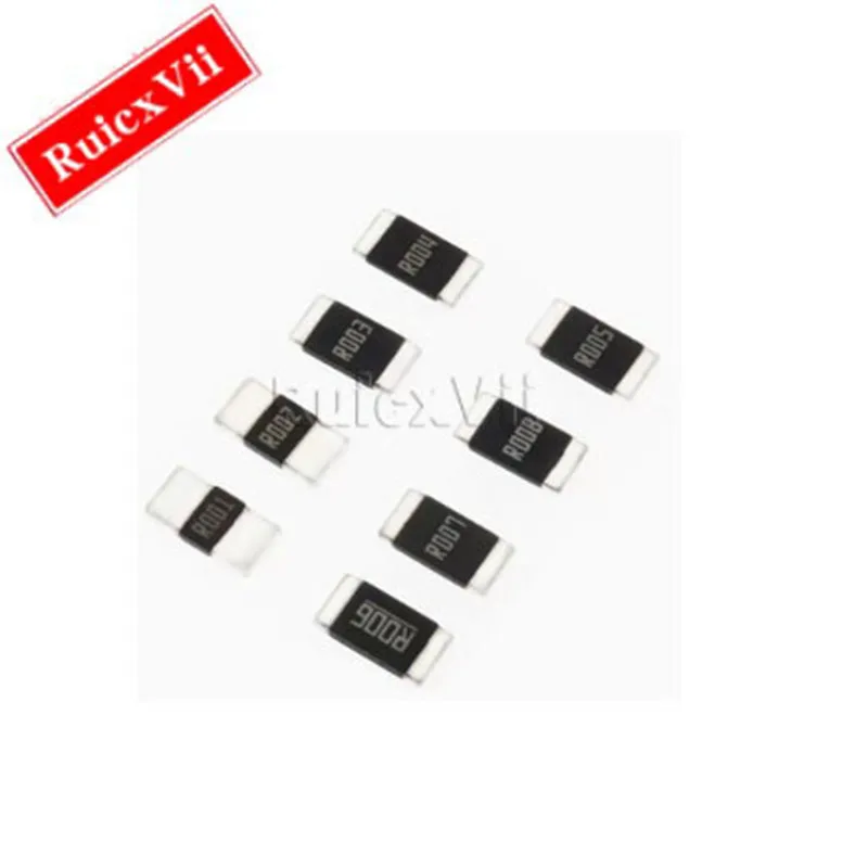 10pcs 2512 SMD Alloy Resistor 2W R50m R001 R002 R003 R004 R005 1R5m 1% Chip Resistor