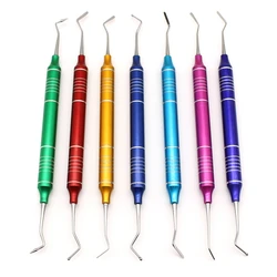 7Pcs Dental Composite Resin Filling Spatula Restorative Instrument Filler Set Aesthetic Restoration Knife Dentist Tools