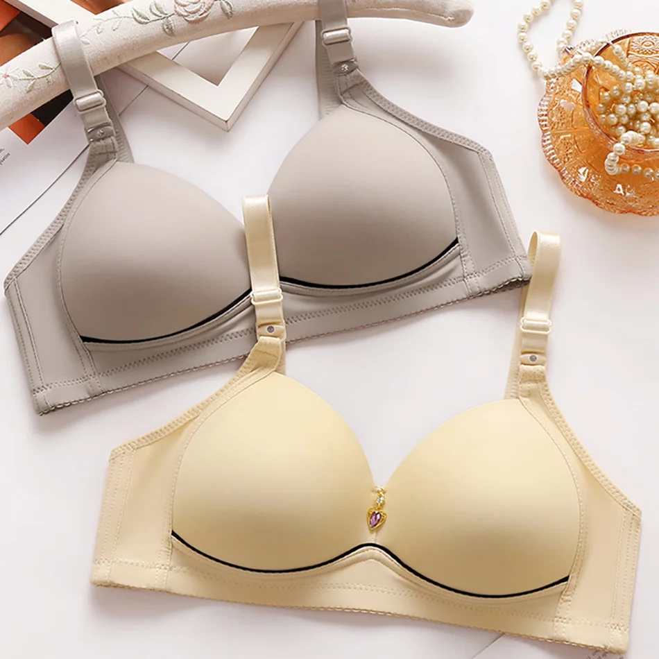 Elegant Plus Size Push Up Bras No Underwire Breathable Non Magnetic Thin Cups Provide Maximum Comfort and Support Anti Sagging