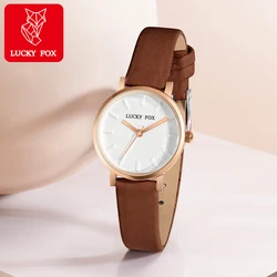 LUCKYFOX Women's Watch Student's Advanced Sense Minimalist Elegance Fashionable Small Disc Women's Quartz Watch Gift Reloj