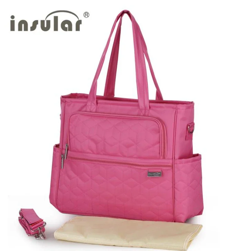 New Style 100% Nylon Fashion Baby Diaper Bags Mommy Stroller Bag Multifunctional Nappy Changing Bags